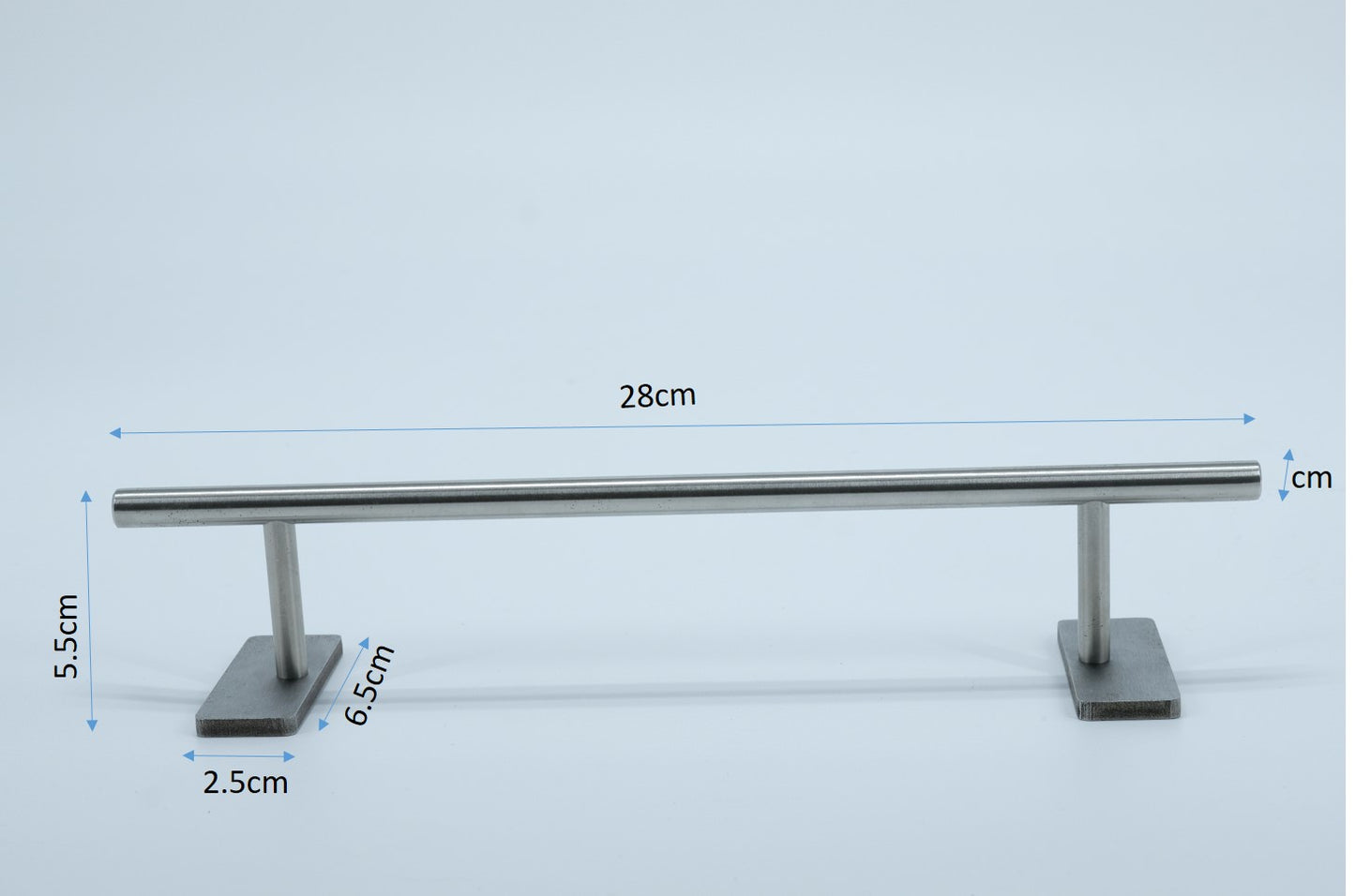 Fingerboard Rails 28x5.5cm - Stainless Steel