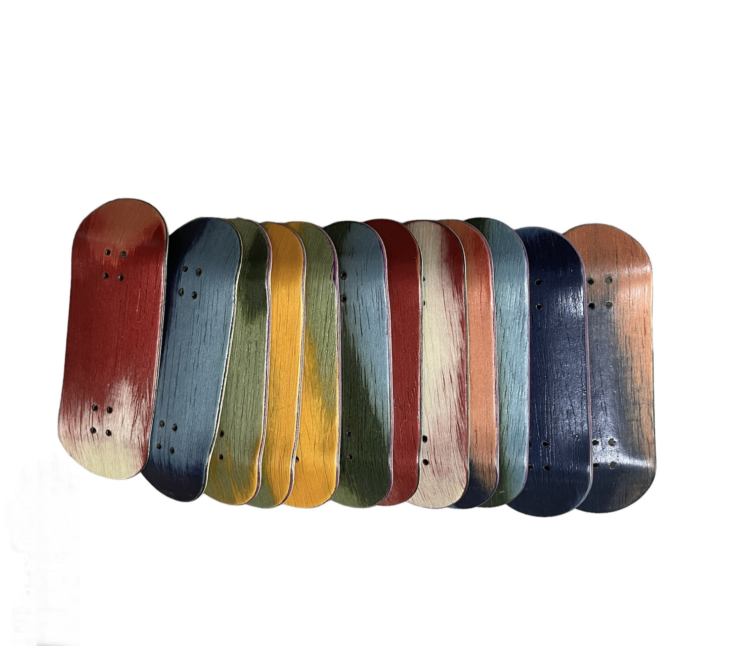 Handmade color maple wood 5 layers 34*96mm Limited Fingerboard Deck