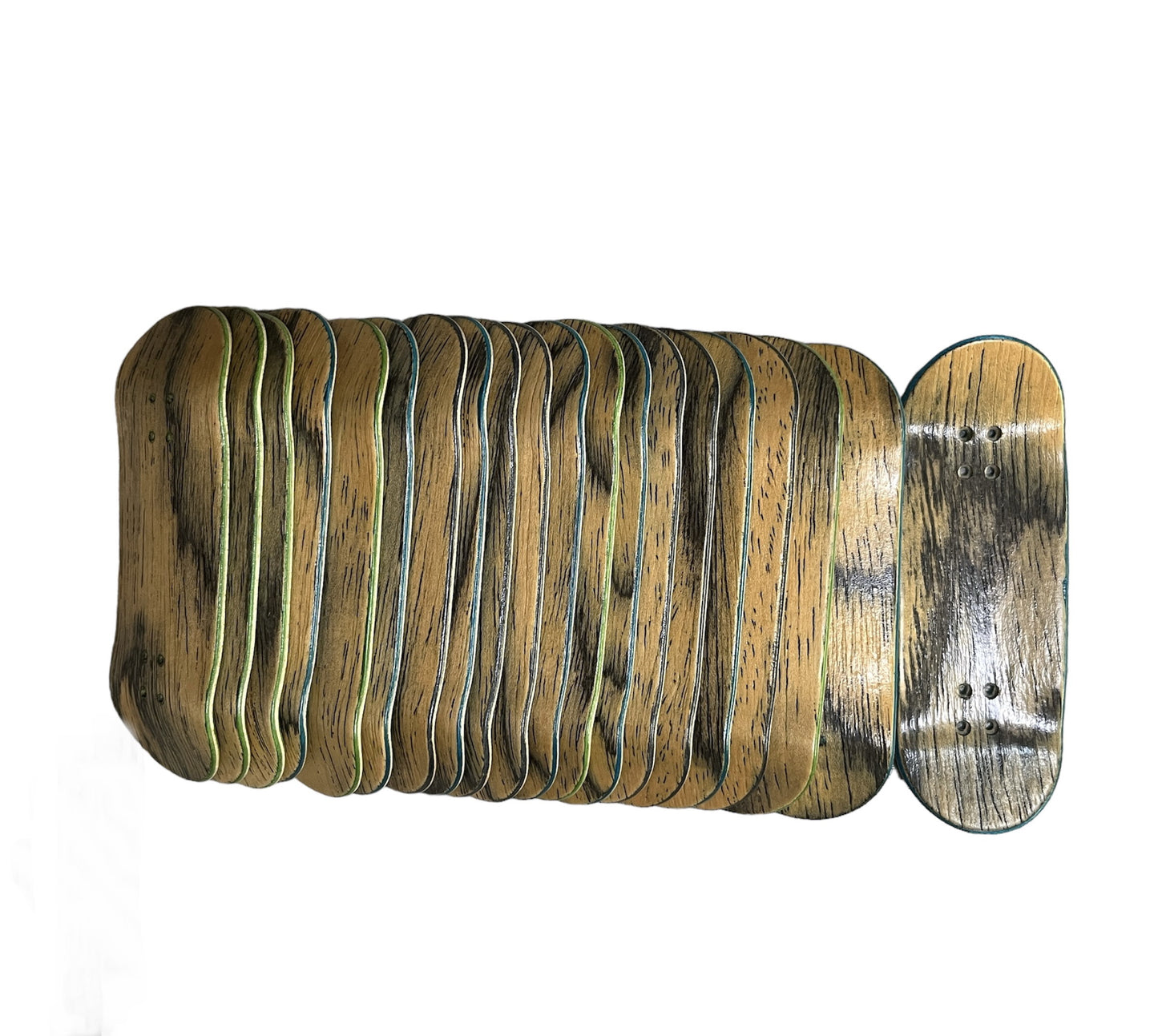 Handmade color maple wood 5 layers 34*96mm Limited Fingerboard Deck