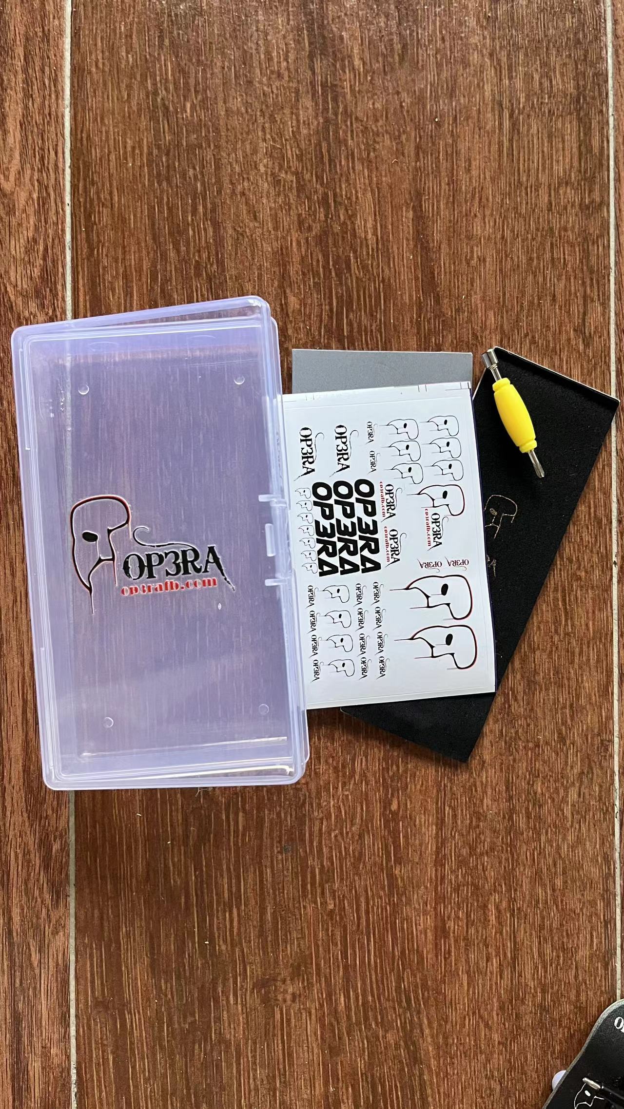 Op3ra Fingerboard Complete Plastic box Package 34*96mm