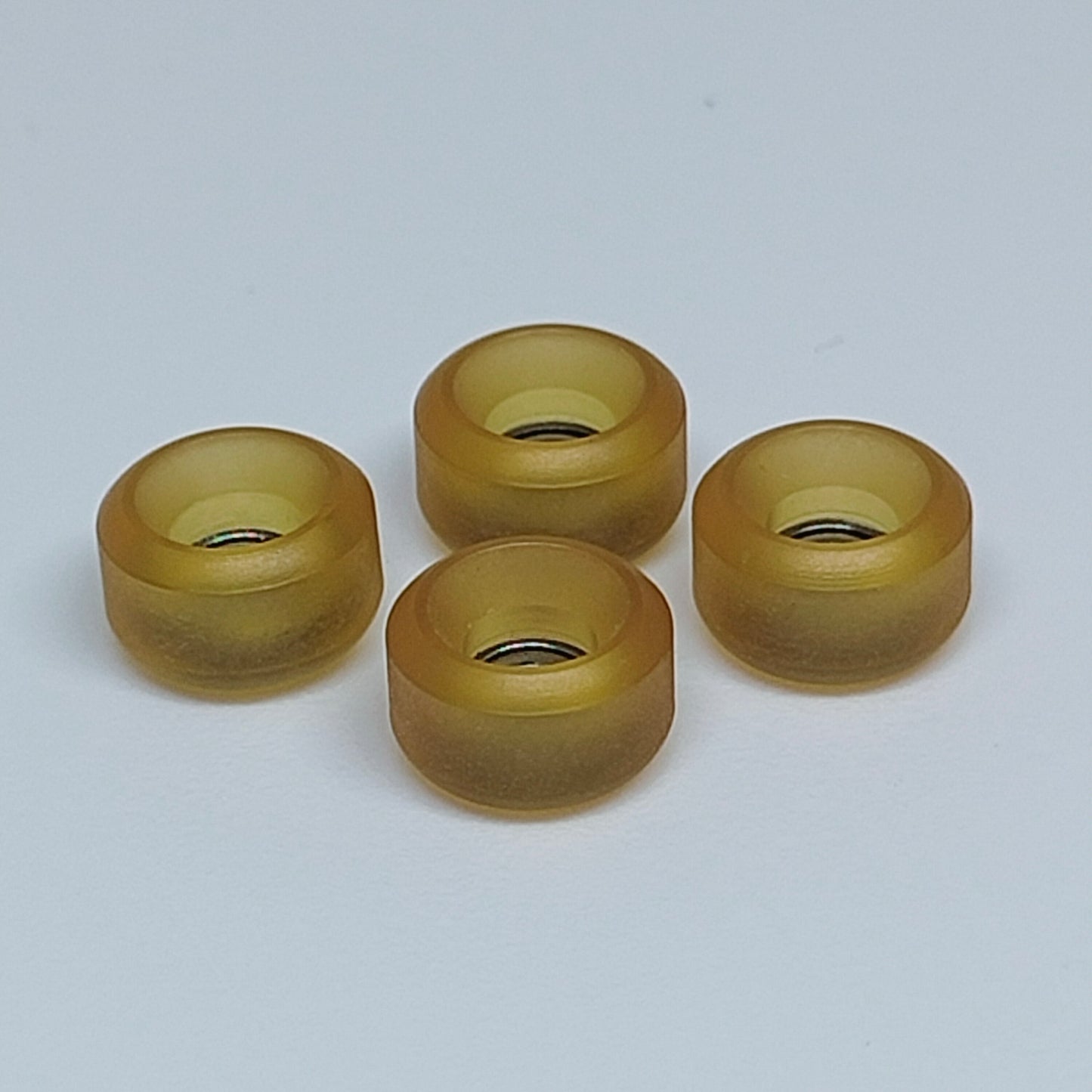 75D Clear Amber Urethane Pro Fingerboard Wheels 7.8*4.8mm