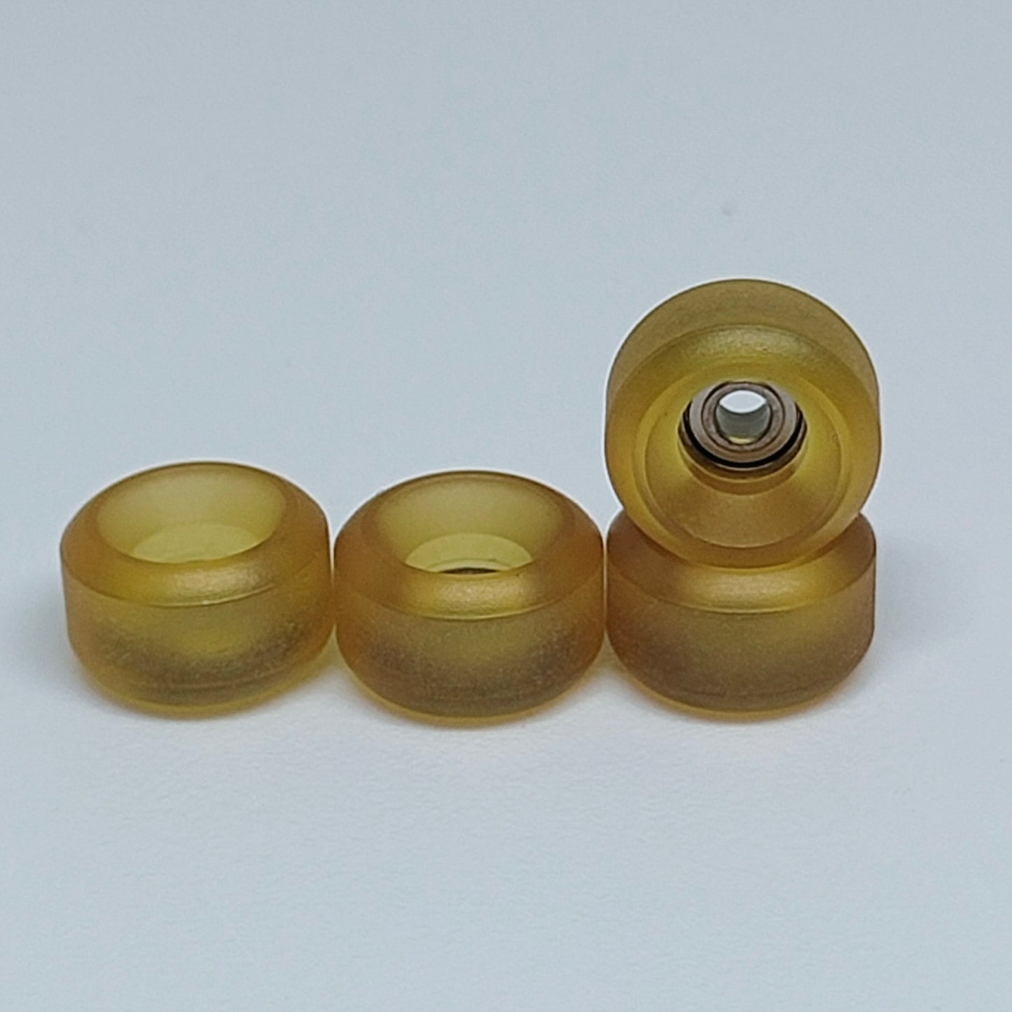 75D Clear Amber Urethane Pro Fingerboard Wheels 7.8*4.8mm