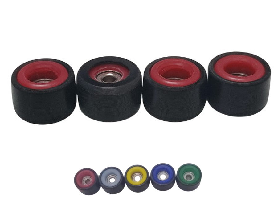 Pro Black Fingerboard Wheels- Embedded Color Core 7.8x4.8mm