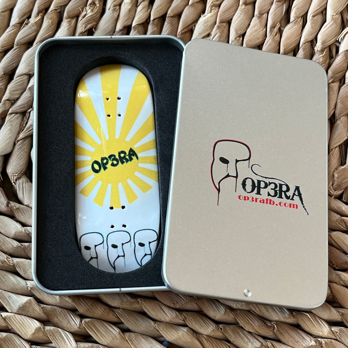 OP3RA V2-Pro Fingerboard Complete 34*96mm-Yellow Rays