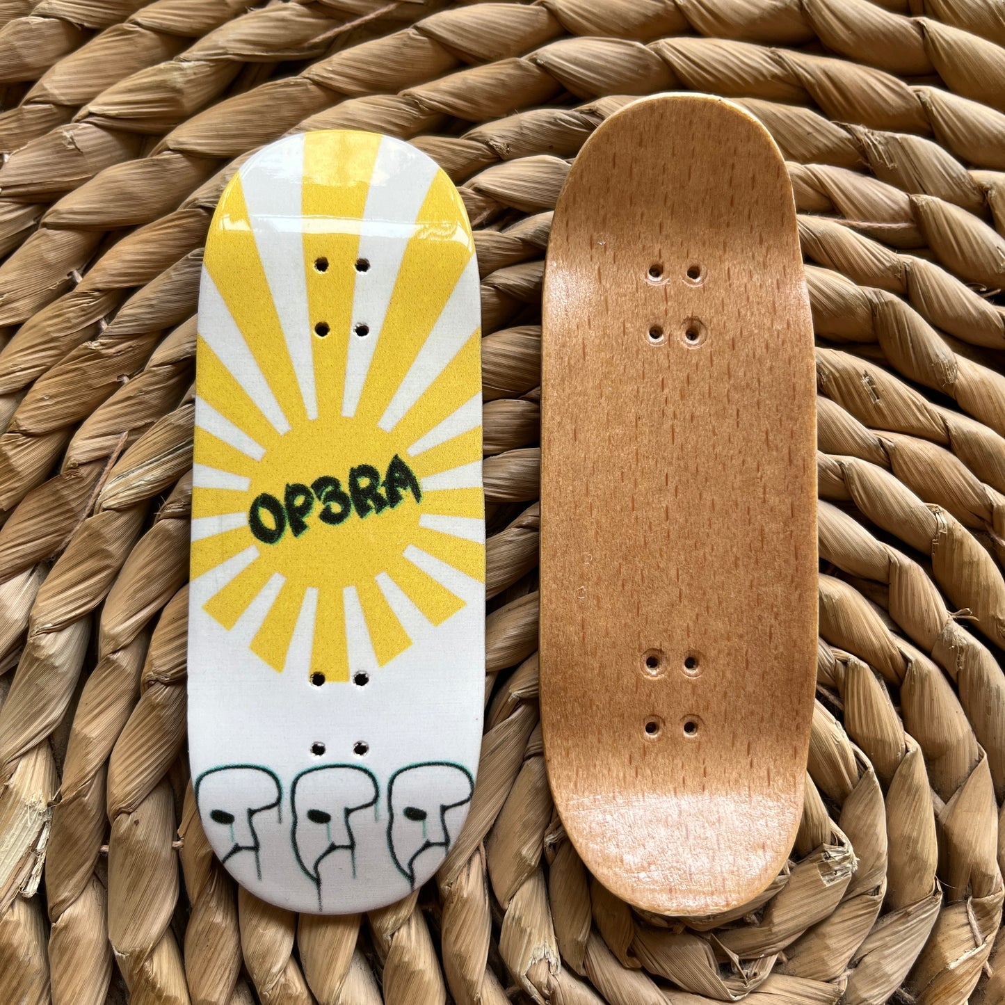 OP3RA V2-Pro Fingerboard Complete 34*96mm-Yellow Rays