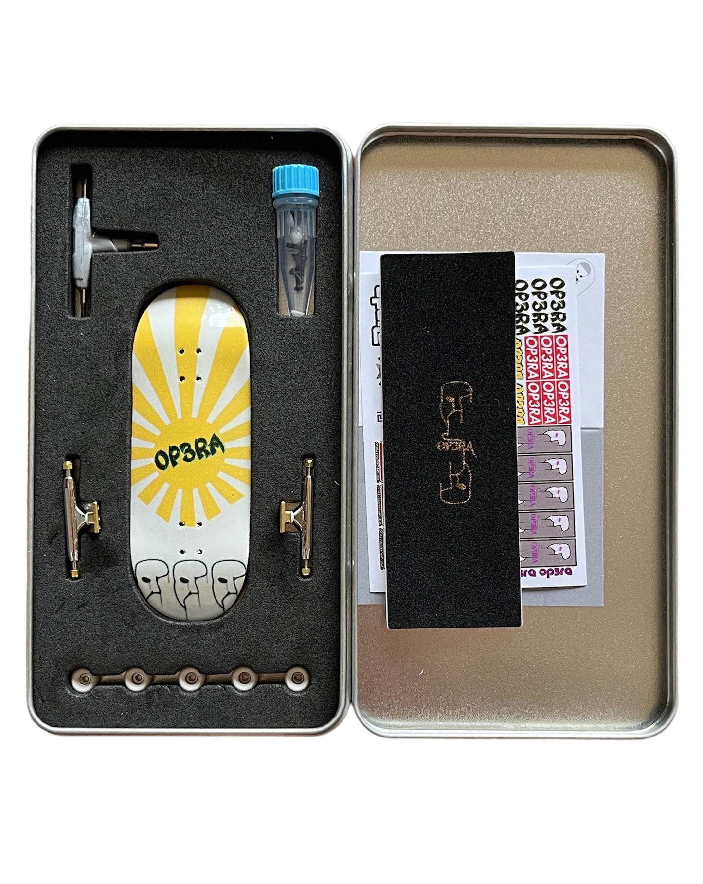 OP3RA V2-Pro Fingerboard Complete 34*96mm-Yellow Rays