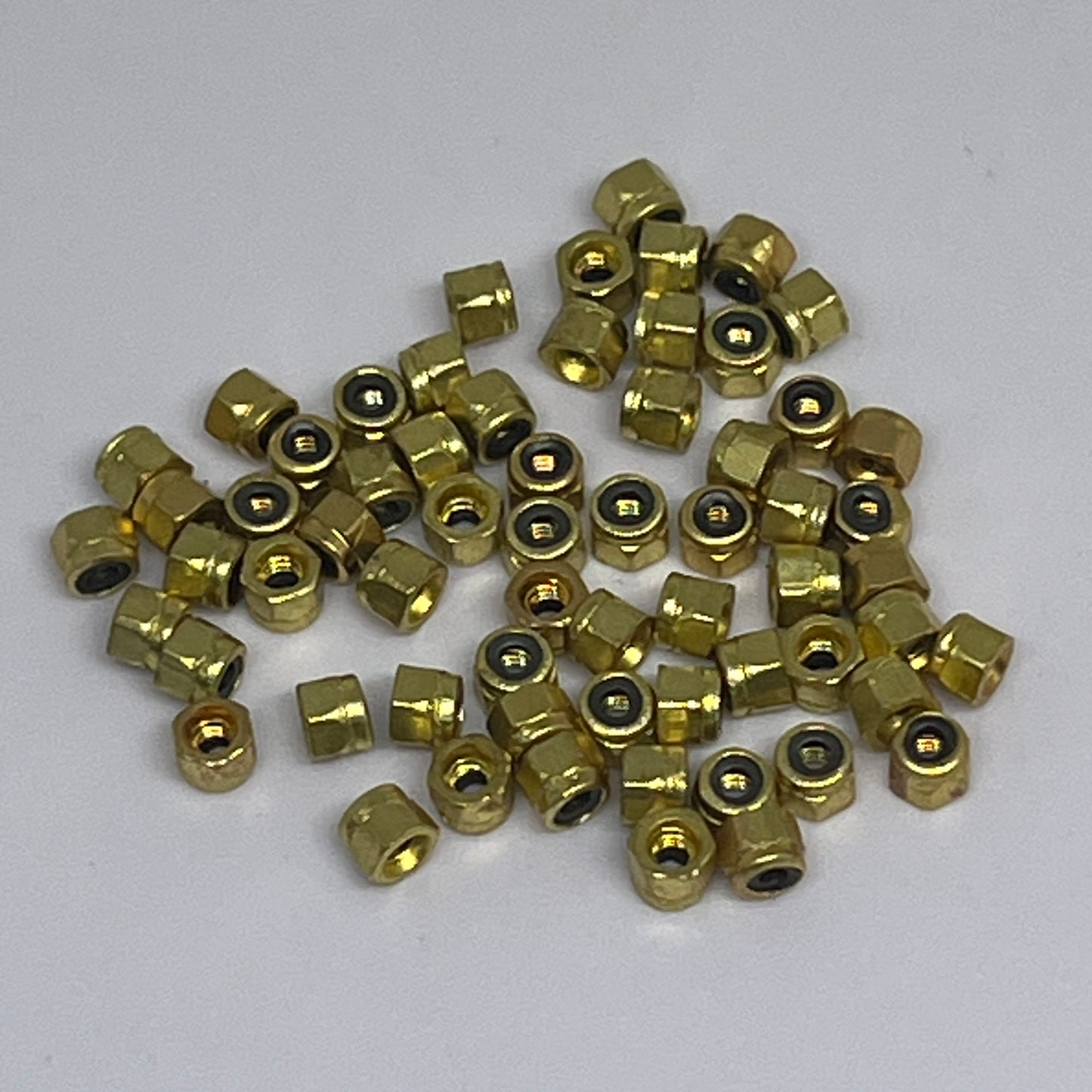 24 pcs Golden Self Lock Nuts for Pro Fingerboard Trucks